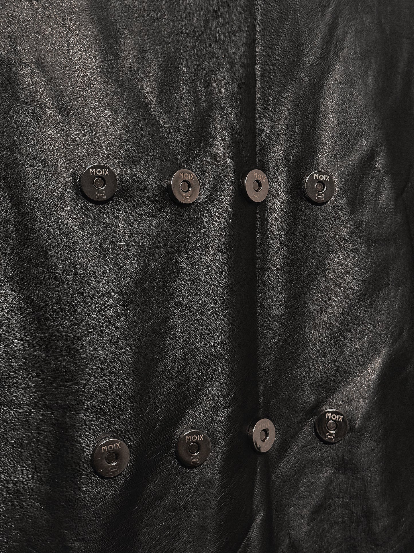 Black Genuine Leather Coat -M- PODZIM/ZIMA 2025